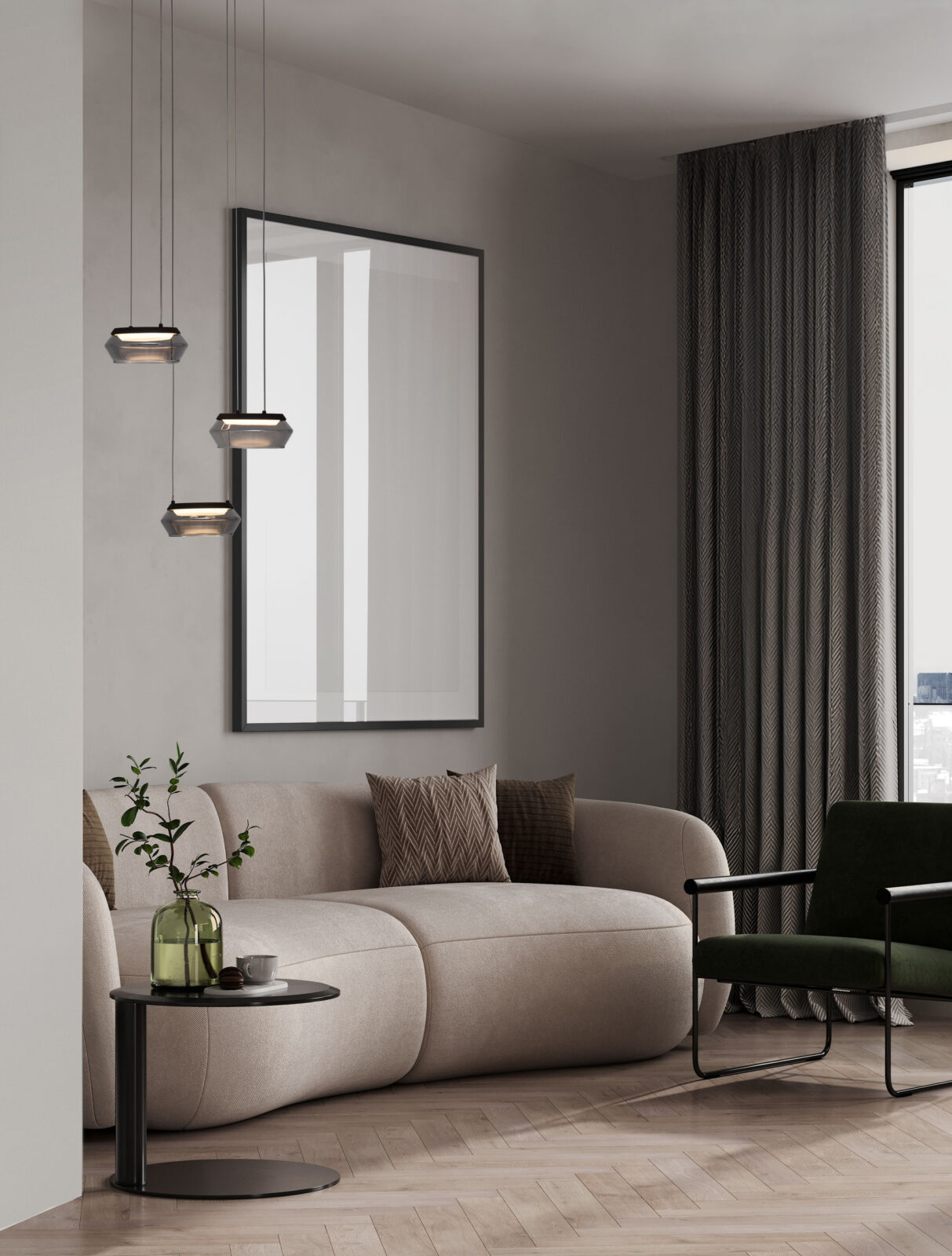 Полилей Nova Luce JAILYN 9236102 черен