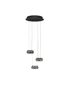 Полилей Nova Luce JAILYN 9236102 черен в интериор