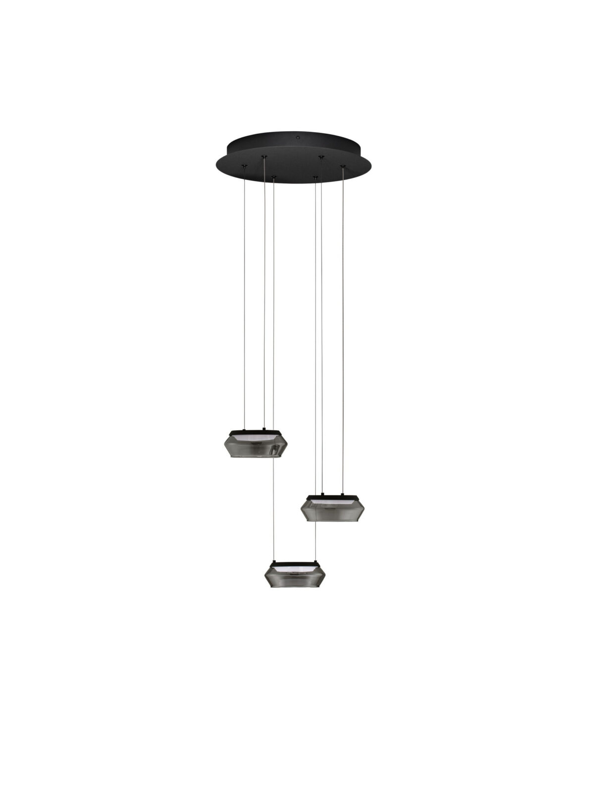 Полилей Nova Luce JAILYN 9236102 черен в интериор