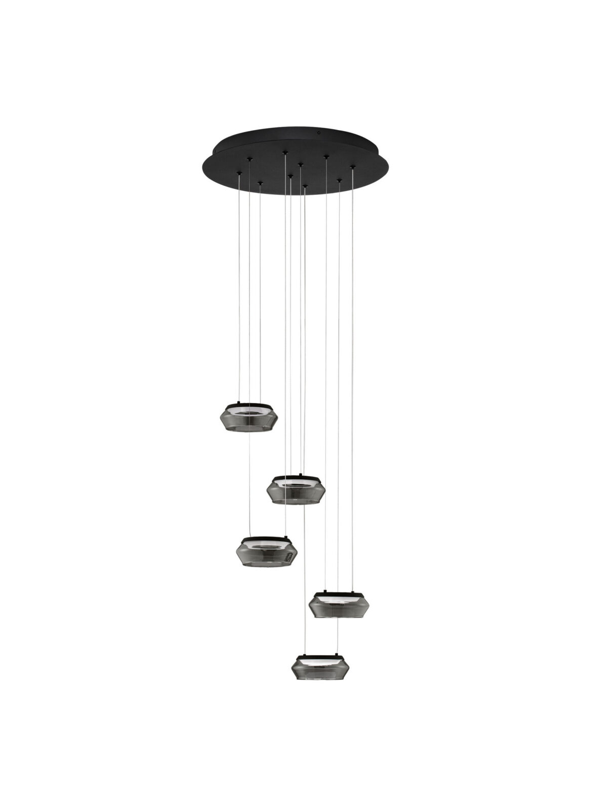 Полилей Nova Luce JAILYN 9236103 черен в интериор
