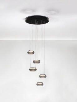 Полилей Nova Luce JAILYN 9236103 черен детайл 3