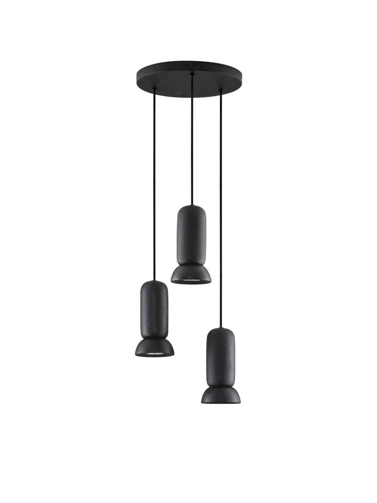 Полилей Nova Luce PARLO 9236217 черен в интериор