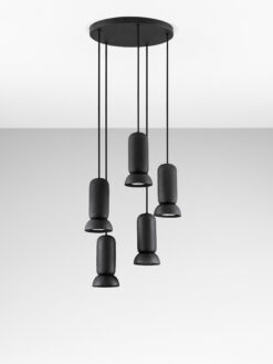 Полилей Nova Luce PARLO 9236218 черен детайл 2
