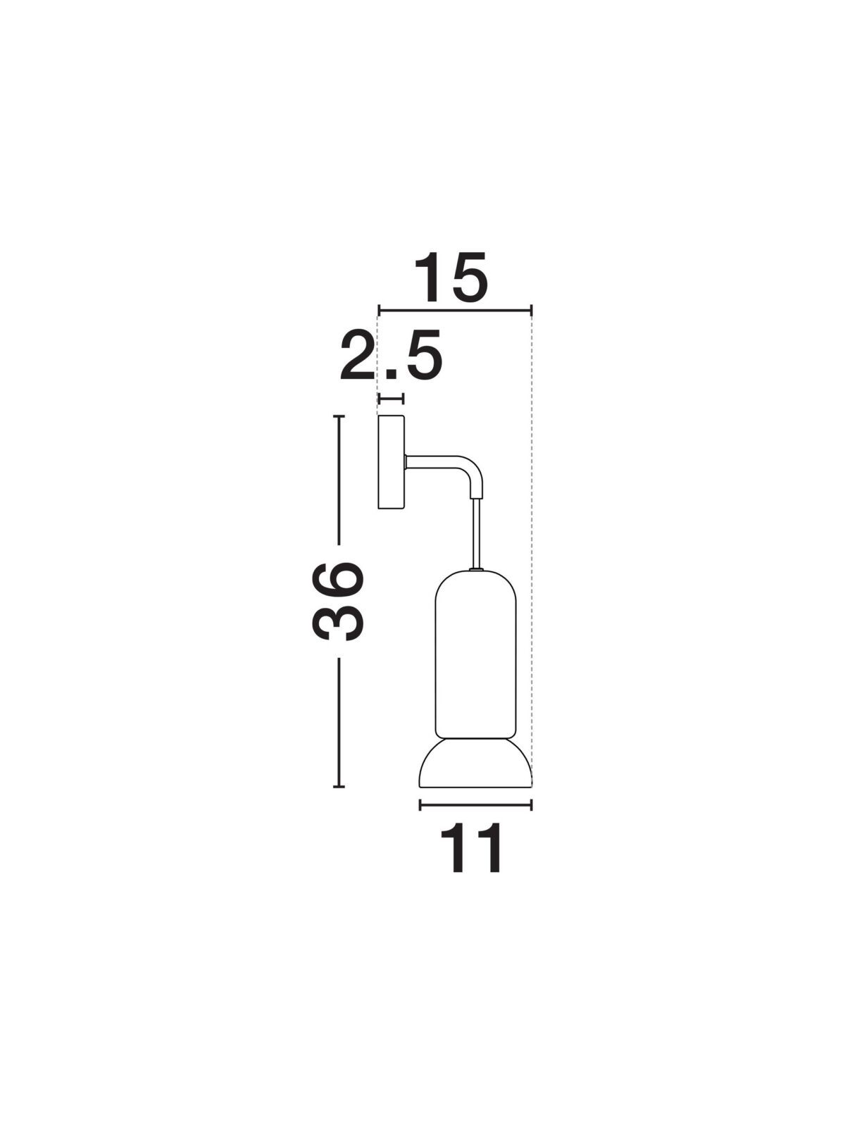 Аплик Nova Luce PARLO 9236219 черен детайл 6