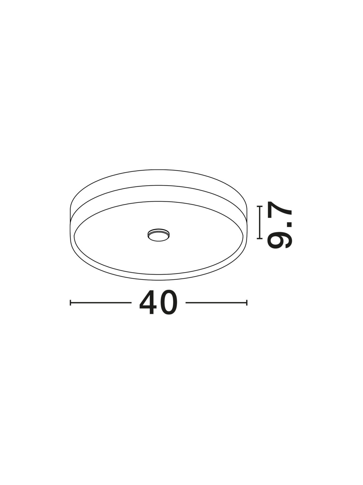 Плафониера Nova Luce HELIOS 9236229 черен детайл 6
