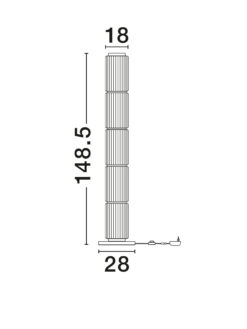 Лампион Nova Luce VESPER 9236233 златист детайл 5