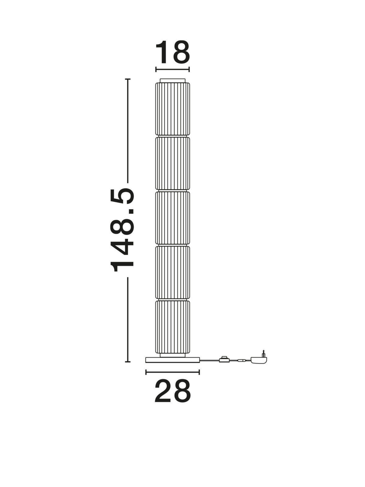 Лампион Nova Luce VESPER 9236233 златист детайл 5