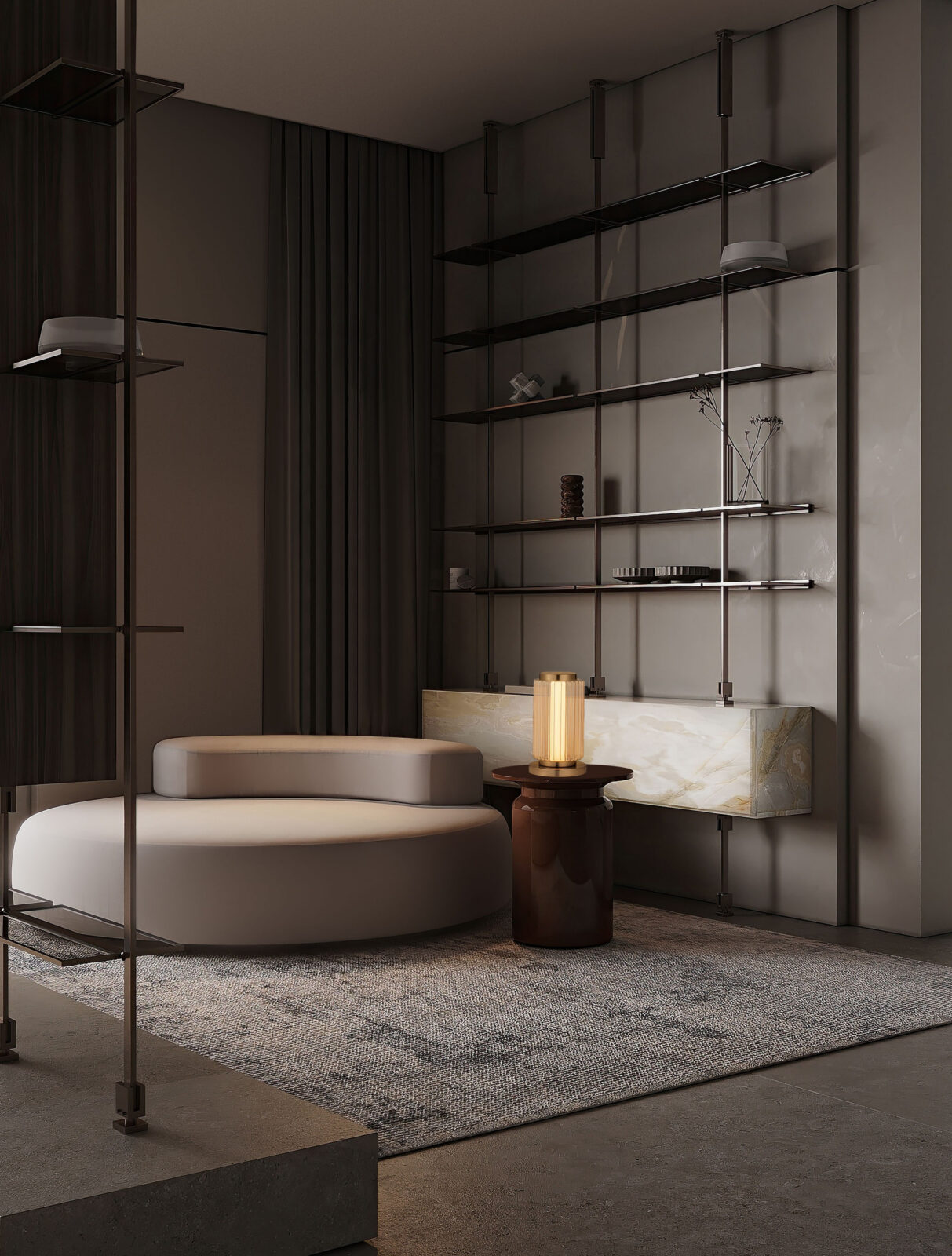 Настолна лампа Nova Luce VESPER 9236234 златист