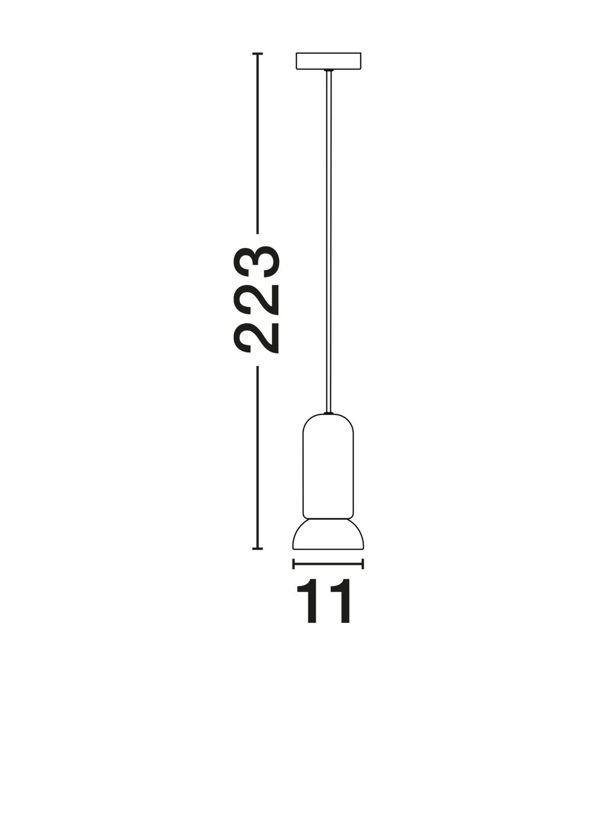 Пендел Nova Luce PARLO 9236236 бял детайл 5