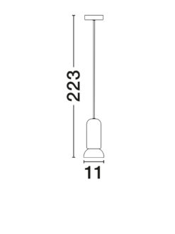 Пендел Nova Luce PARLO 9236237 розов детайл 5