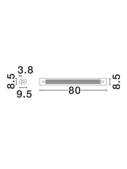 Аплик за баня Nova Luce FASKO 9236299 златист детайл 7