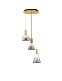 Полилей Nova Luce VOI 9236306 черен в интериор