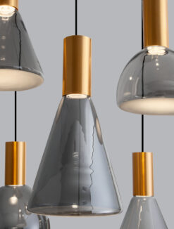 Полилей Nova Luce VOI 9236308 черен детайл 5