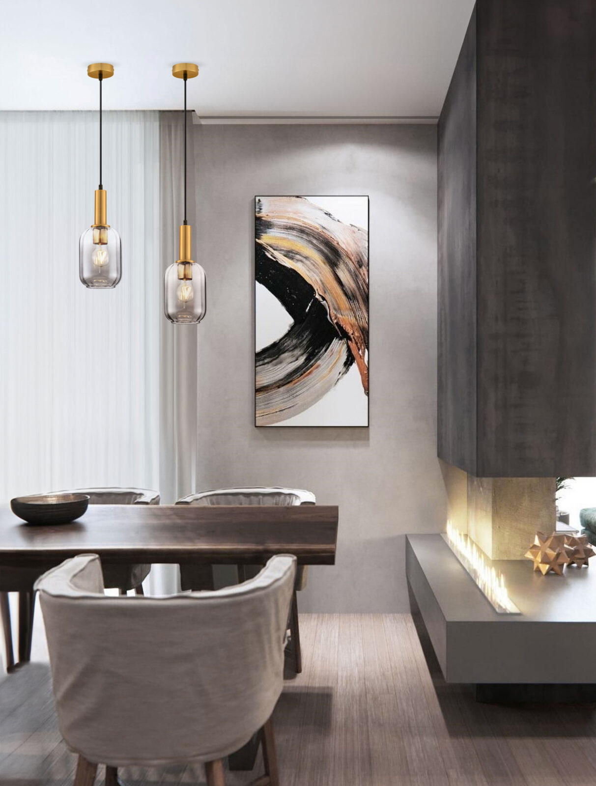Пендел Nova Luce MAHO 9236313 златен
