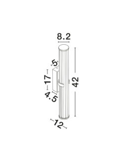 Аплик за баня Nova Luce HEDULA 9236399 златист детайл 5