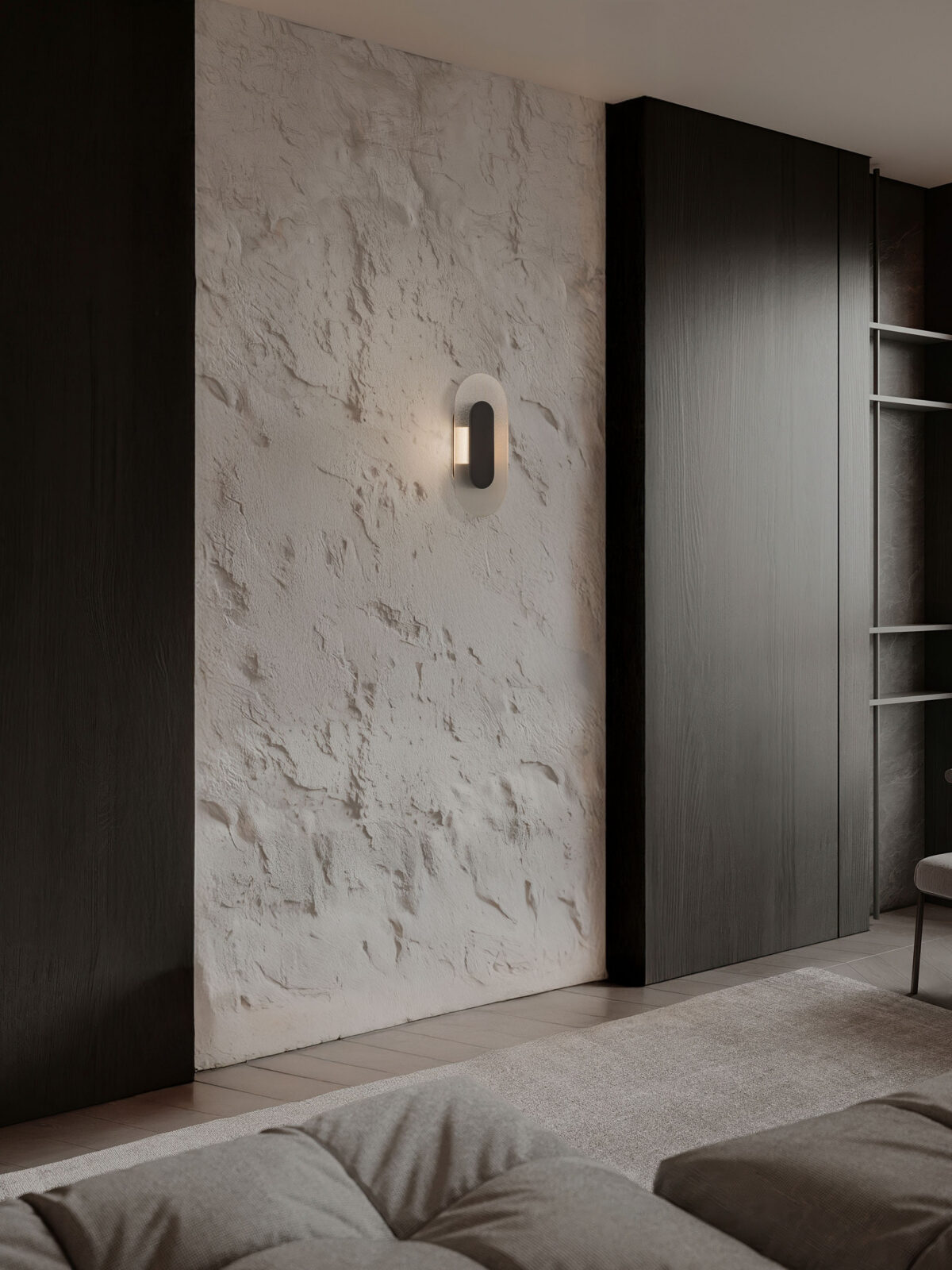 Аплик Nova Luce VETRIO 9236418 черен