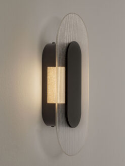 Аплик Nova Luce VETRIO 9236418 черен детайл 5