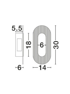 Аплик Nova Luce VETRIO 9236418 черен детайл 6