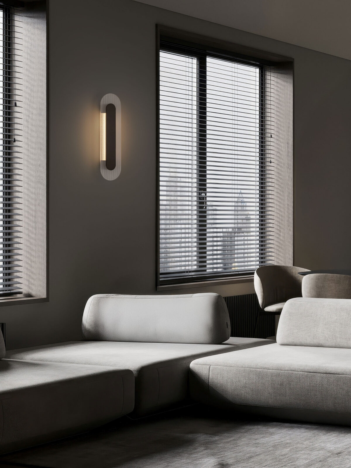 Аплик Nova Luce VETRIO 9236420 черен