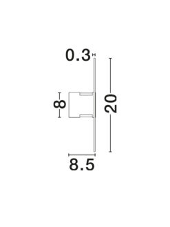 Аплик Nova Luce VETRIO 9236423 златист детайл 6