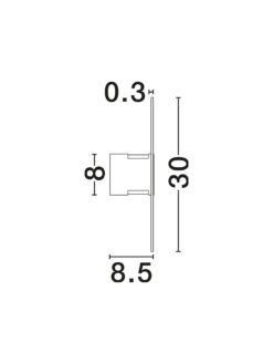 Аплик Nova Luce VETRIO 9236426 черен детайл 6
