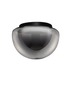Плафониера Nova Luce EBONY 9236501 сив в интериор