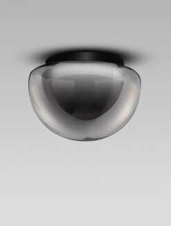 Плафониера Nova Luce EBONY 9236501 сив детайл 2