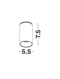 Луна за външен монтаж Nova Luce SERO 9248062 черен детайл 2