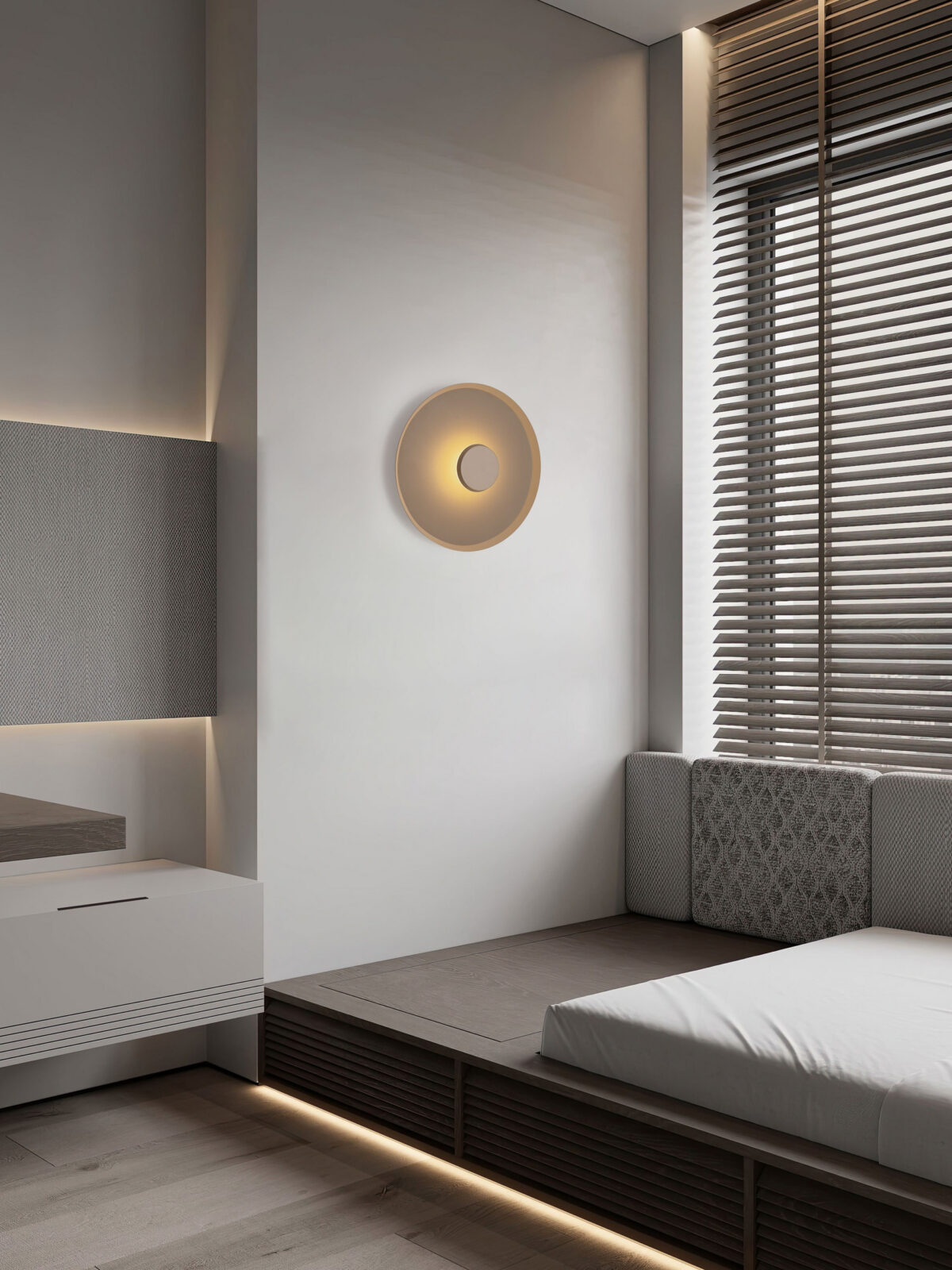 Аплик Nova Luce DORELL 9248187 кафяв