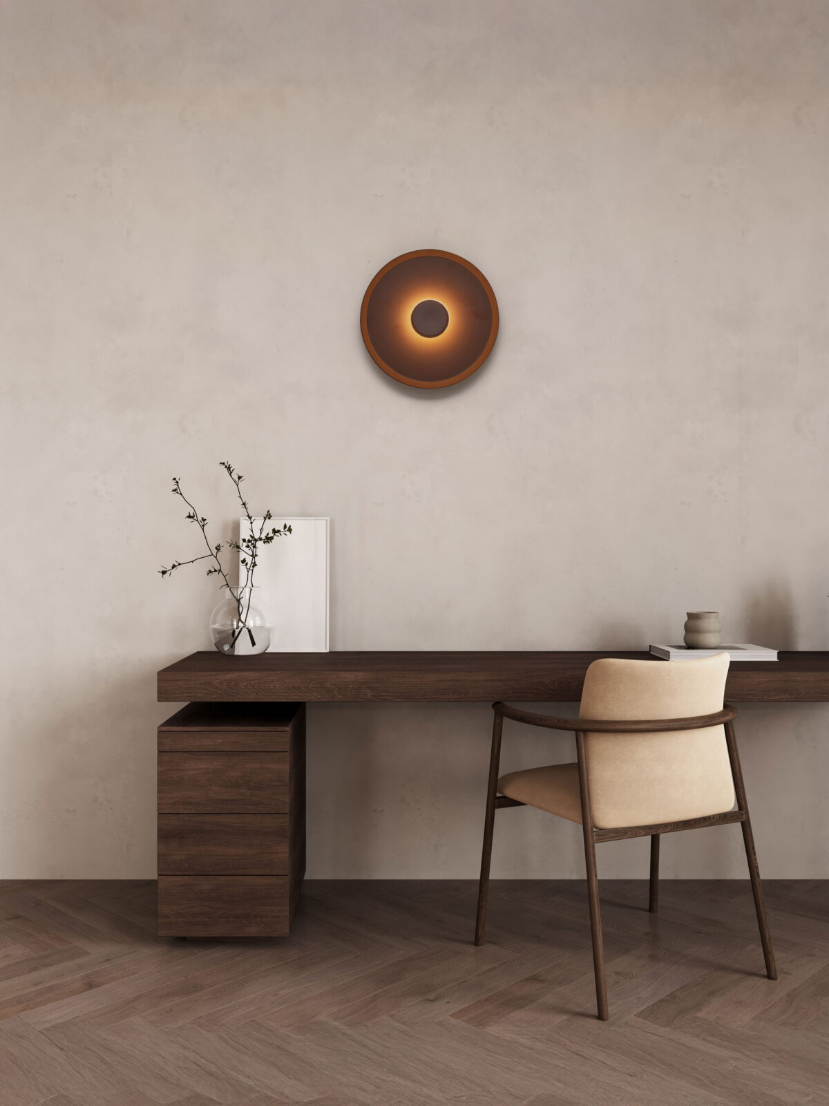Аплик Nova Luce DORELL 9248188 кафяв