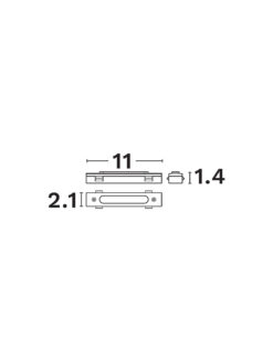 Конектор Nova Luce BUXTON 9252010 черен в интериор