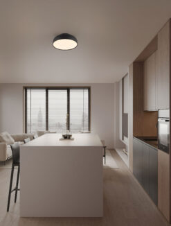 Плафониера Nova Luce NOELIA 9268009 черен