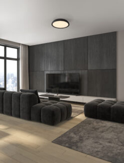 Плафониера Nova Luce FELICIA 9268044 черен