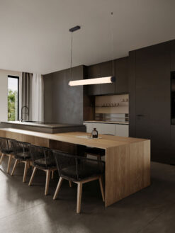 Полилей Nova Luce GLAZE 9268055 черен
