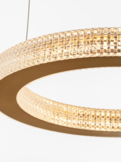 Полилей Nova Luce FIORE 9285410 златен детайл 2