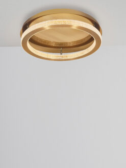 Плафониера Nova Luce FIORE 9285620 златен детайл 3