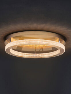 Плафониера Nova Luce FIORE 9285620 златен детайл 4