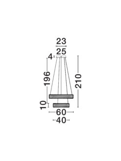 Полилей Nova Luce ARIETTA 9333089 хром детайл 5