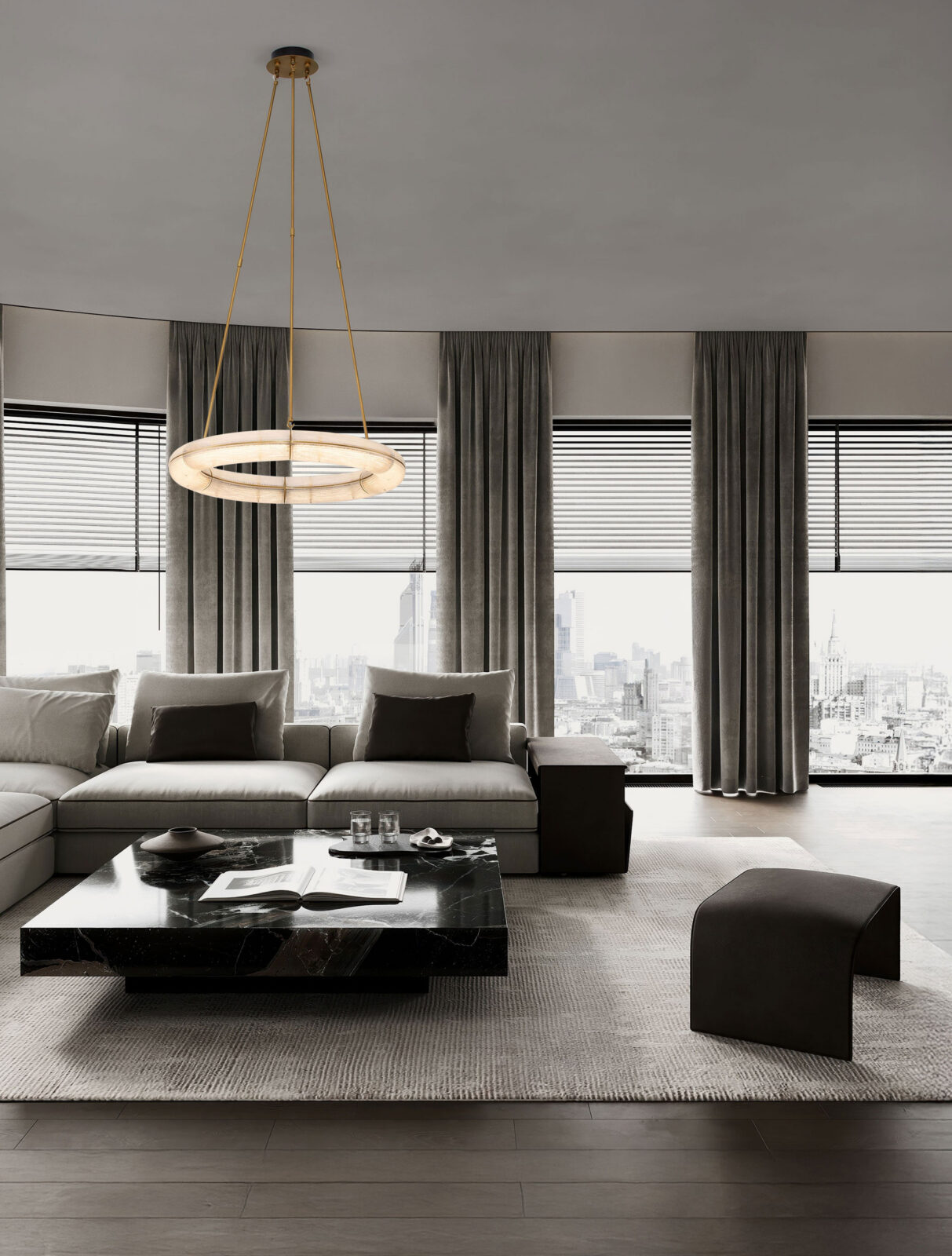 Полилей Nova Luce GLOREE 9333210 антично златен