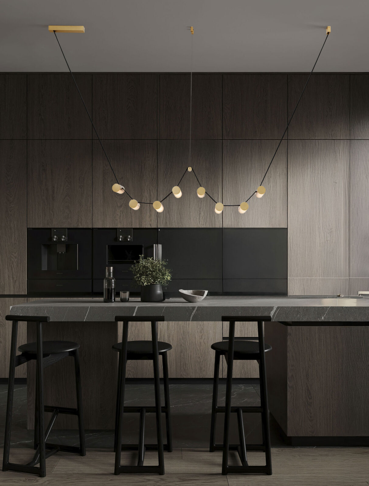 Полилей Nova Luce LUMA 9333211 антично златен