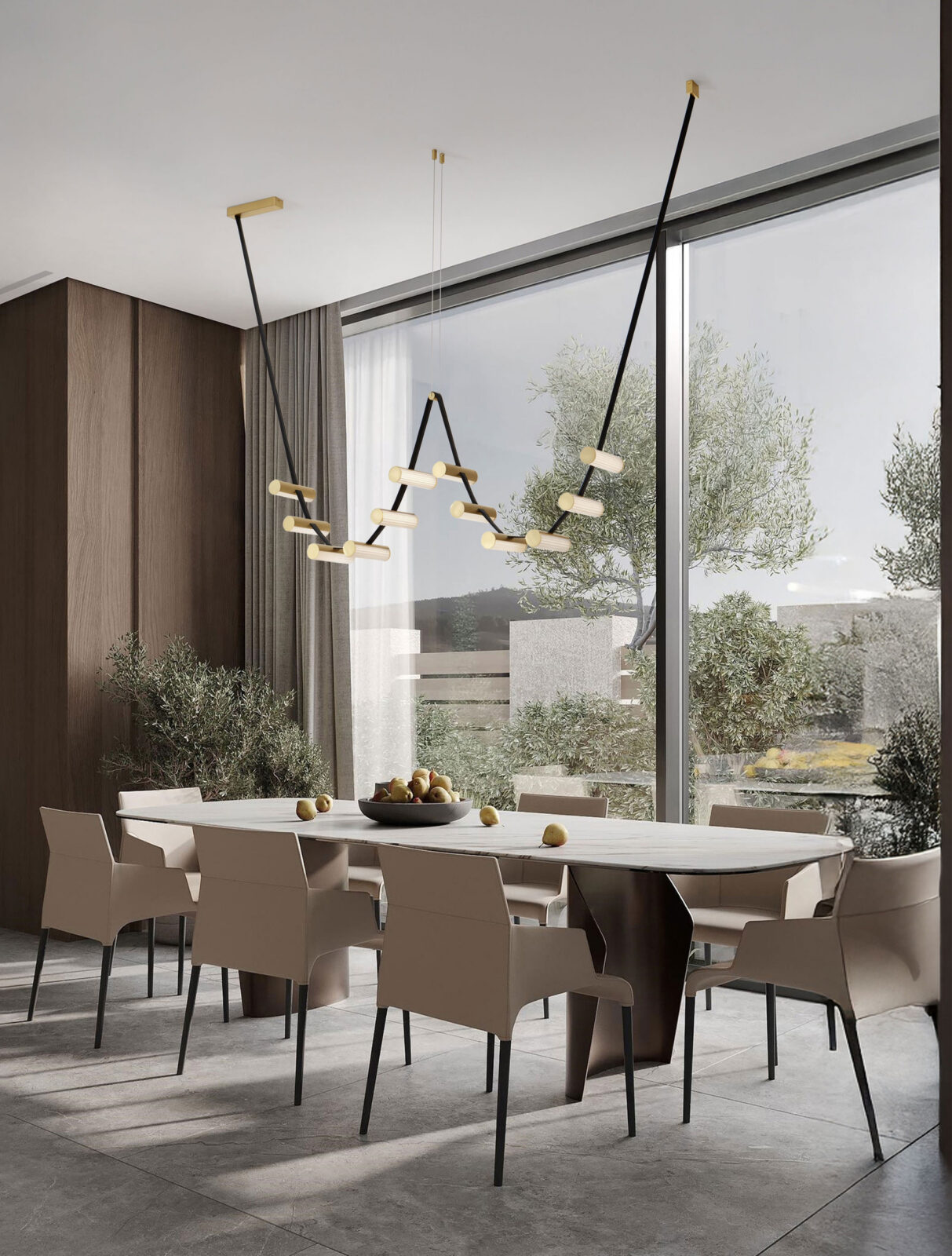 Полилей Nova Luce LUMA 9333212 антично златен
