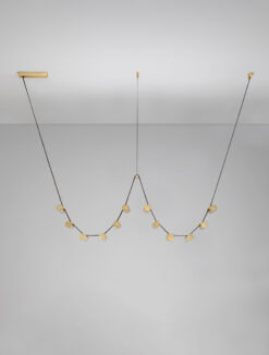 Полилей Nova Luce LUMA 9333212 антично златен детайл 2