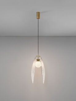 Полилей Nova Luce SHELINA 9333219 антично златен детайл 6
