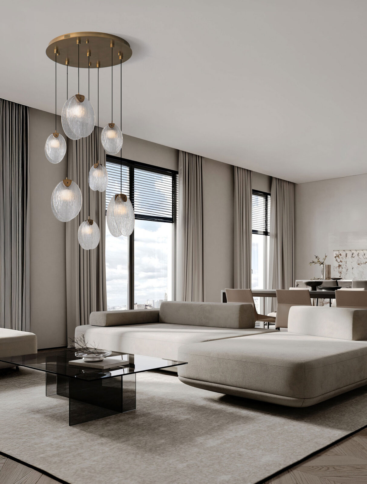Полилей Nova Luce SHELINA 9333225 антично златен