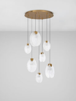 Полилей Nova Luce SHELINA 9333225 антично златен детайл 2