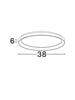 Плафониера Nova Luce PERTINO 9345681 черен детайл 5