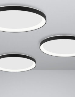 Плафониера Nova Luce PERTINO 9345683 черен детайл 4