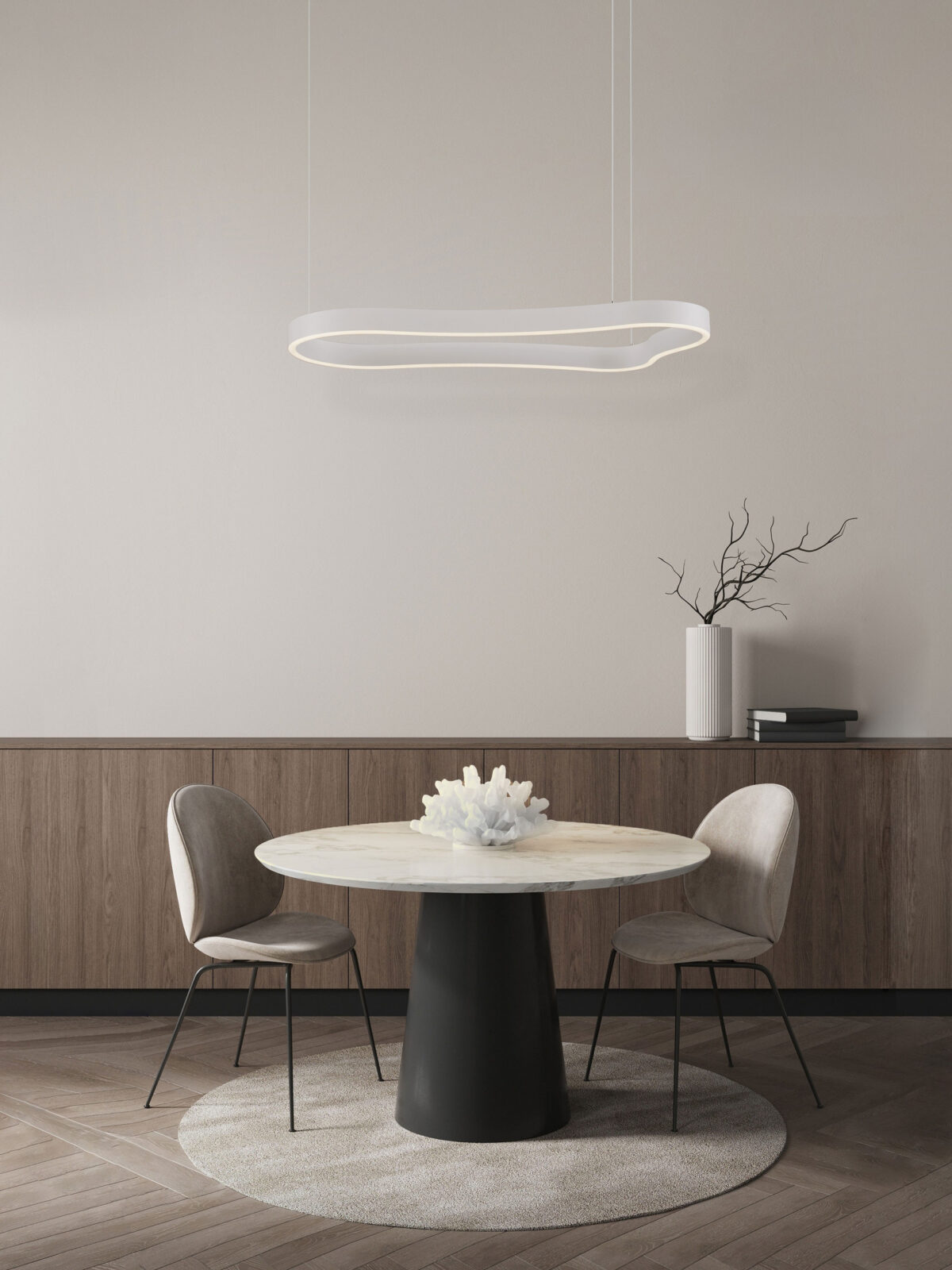 Полилей Nova Luce DUSSA 9345690 бял