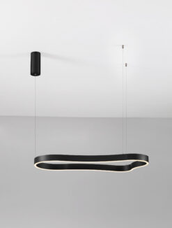 Полилей Nova Luce DUSSA 9345691 черен детайл 3