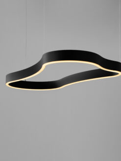Полилей Nova Luce DUSSA 9345691 черен детайл 4